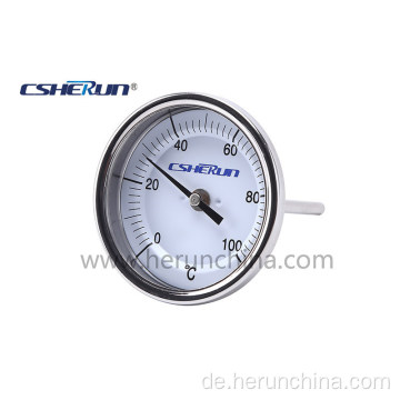 Bewegung des Bimetall-Thermometer-Manometers